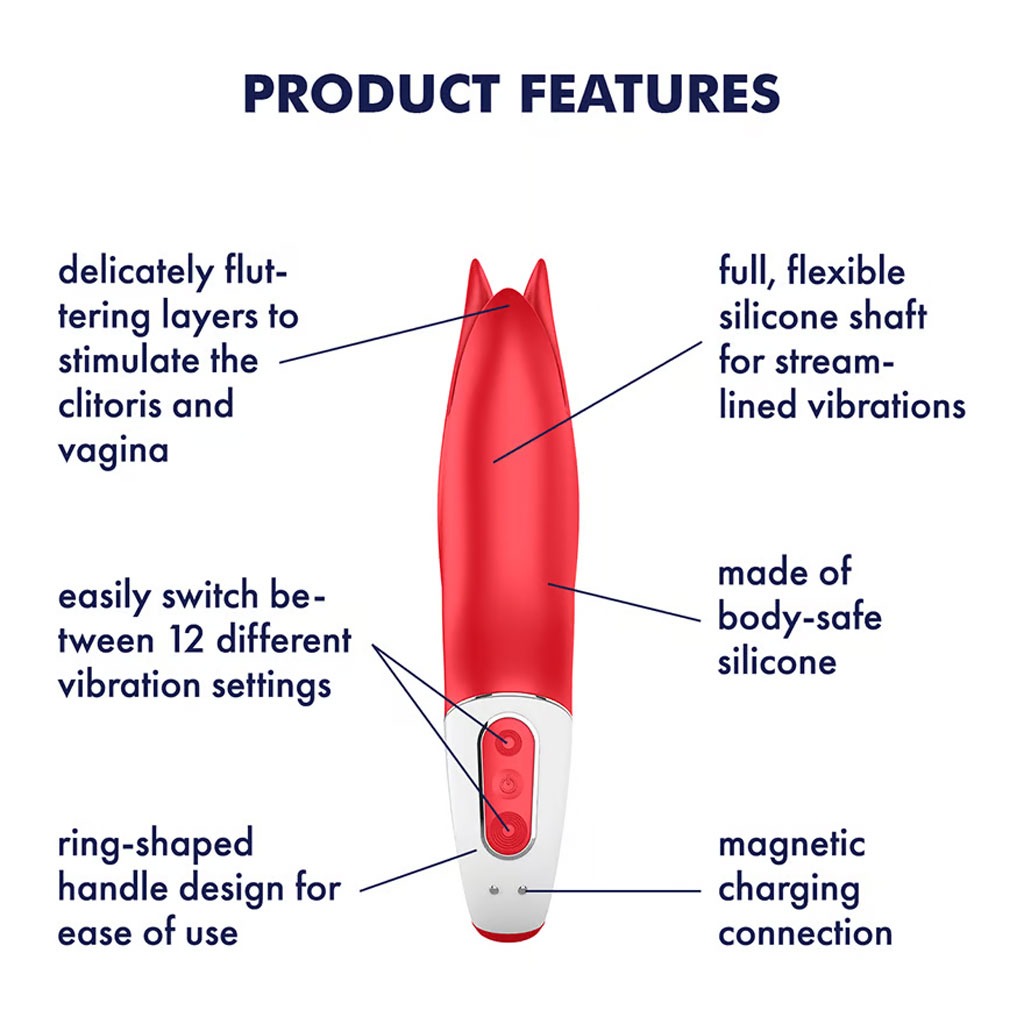 Satisfyer - Power Flower Clitoris Vibrator informatie