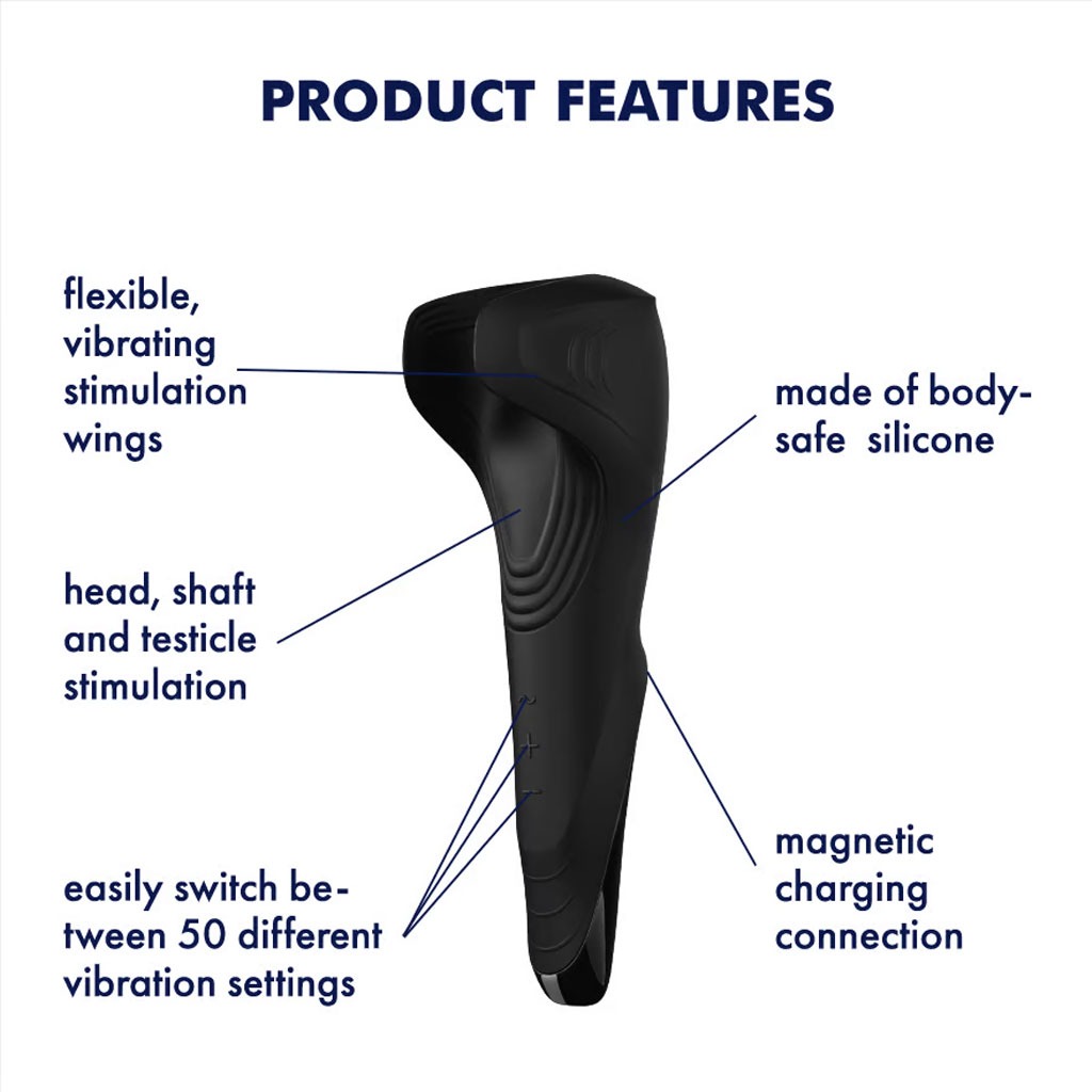 Satisfyer - Men Wand Masturbator info