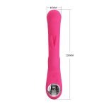 Pretty Love - Lamar Rabbit Vibrator met Digitaal Led Display - Roze afmeting