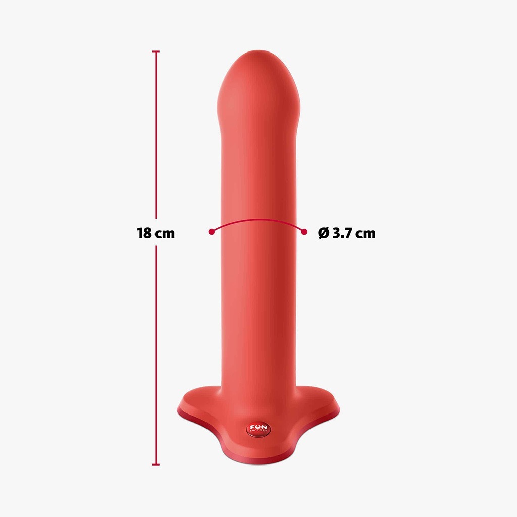 Factory Magnum Dildo flashy coral afmeting