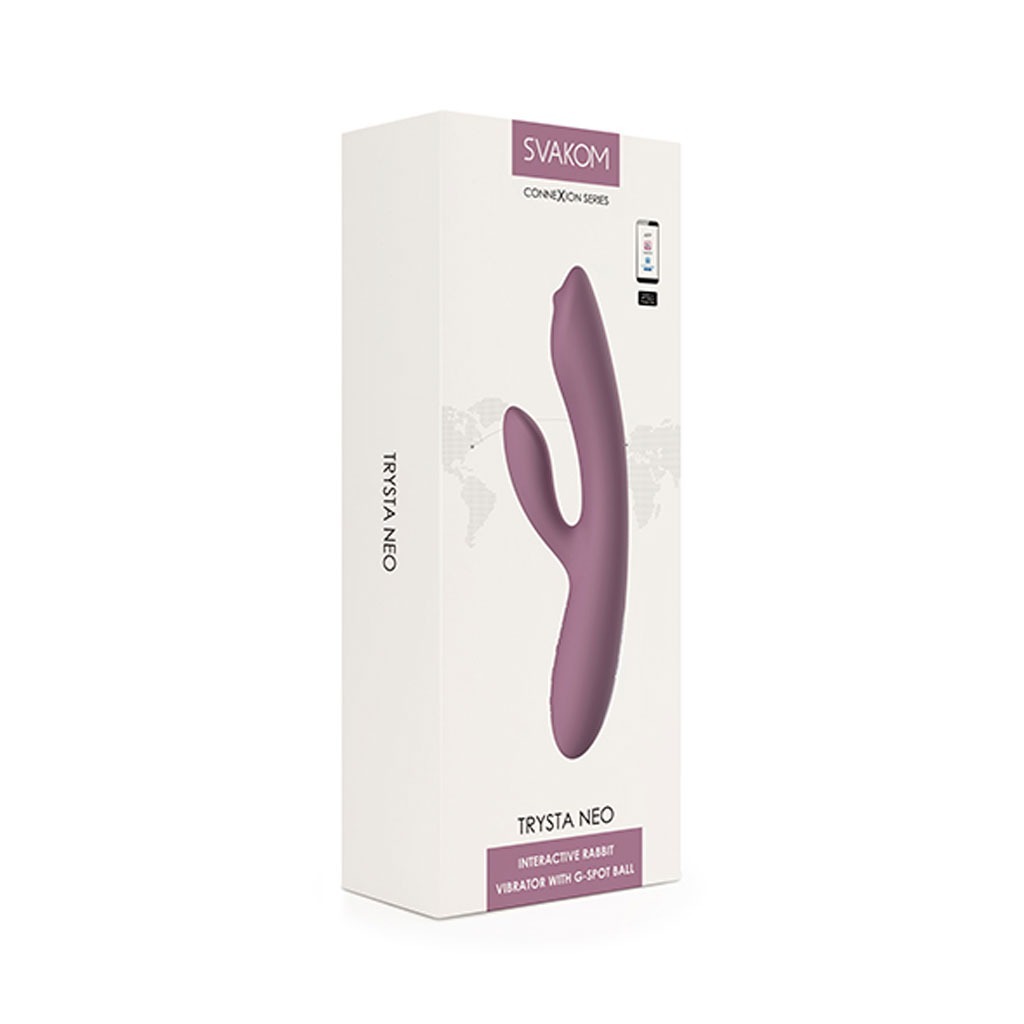 Svakom - Trysta Neo Rabbit Vibrator met G-Spot Ball doosje