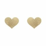 Bijoux Indiscrets - Flash Heart Tepelstickers Goud kopen