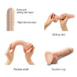 Strap-On-Me - Sliding Skin Realistische Dildo - Nude info