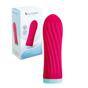 S Pleasures - Twist & Shout Bullet Vibrator - Cerise