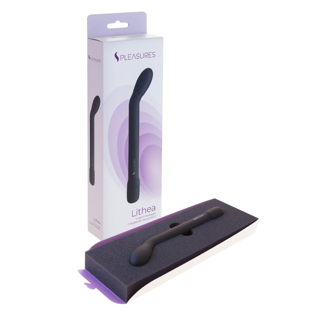 S Pleasures - Lithea Oplaadbare G-Spot Vibrator Zwart inhoud