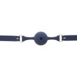 Taboom - Siliconen Ball Gag Blauw voorkant