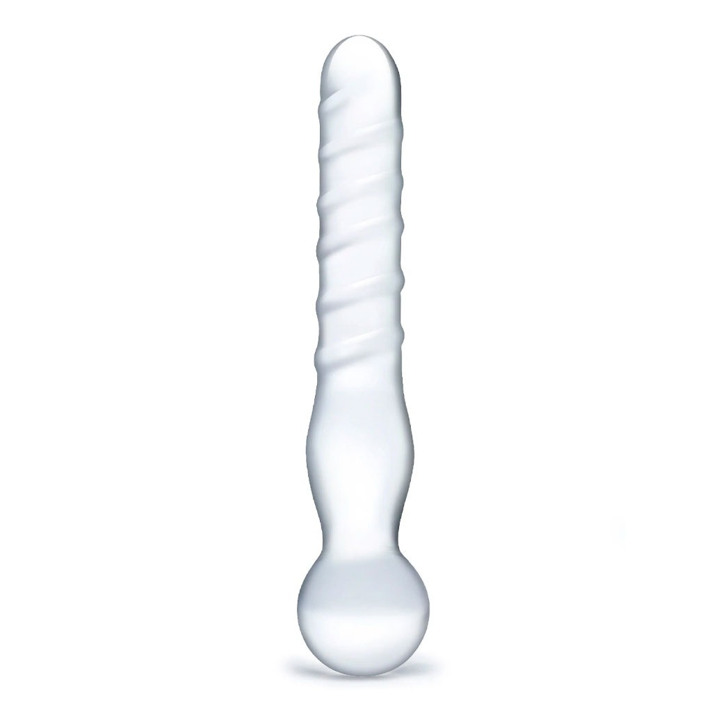 Gläs – Joystick Clear Glazen Dildo