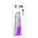 King Cock - 8" Dildo Paars verpakking