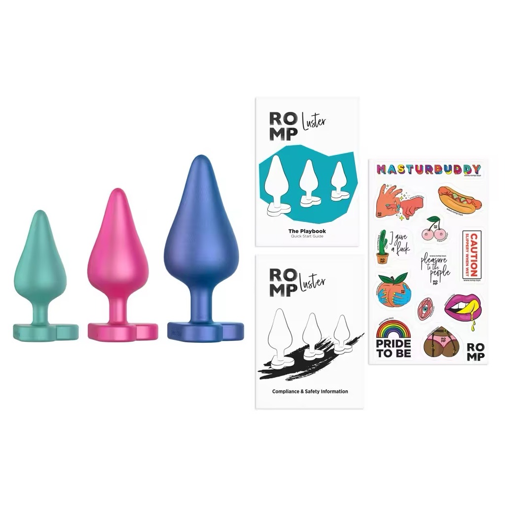 ROMP Luster - Buttplug Training Set inhoud