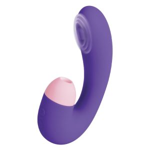 S Pleasures - Blizzard Suction Dual Massager - Paars