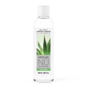 Mixgliss - NU Aloe Vera - 2-IN-1 Massage Gel en Glijmiddel op Waterbasis - 150ml