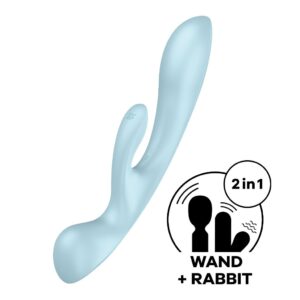 Satisfyer - Triple Oh Licht Blauw